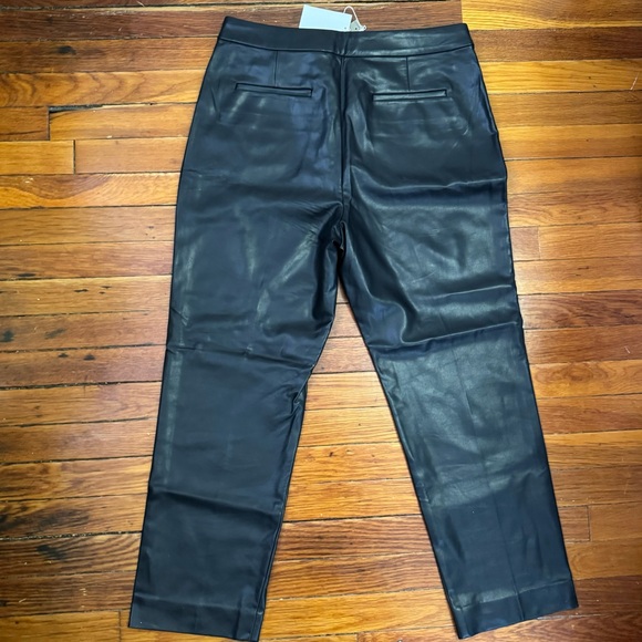 J. Crew Kate straight-leg pant in faux leather size 12 - Picture 3 of 4